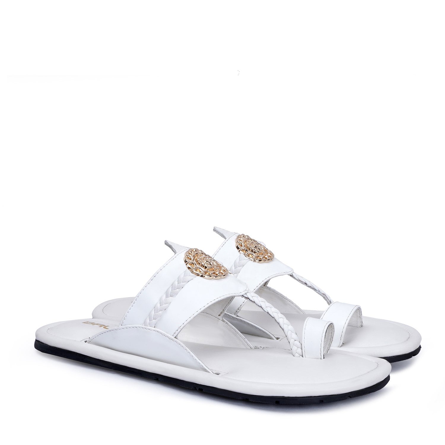 Flip Flops Online Shopping Kolhapuri Chappal Exotic White