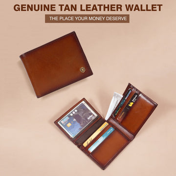 Bi-Fold Tan Wallet