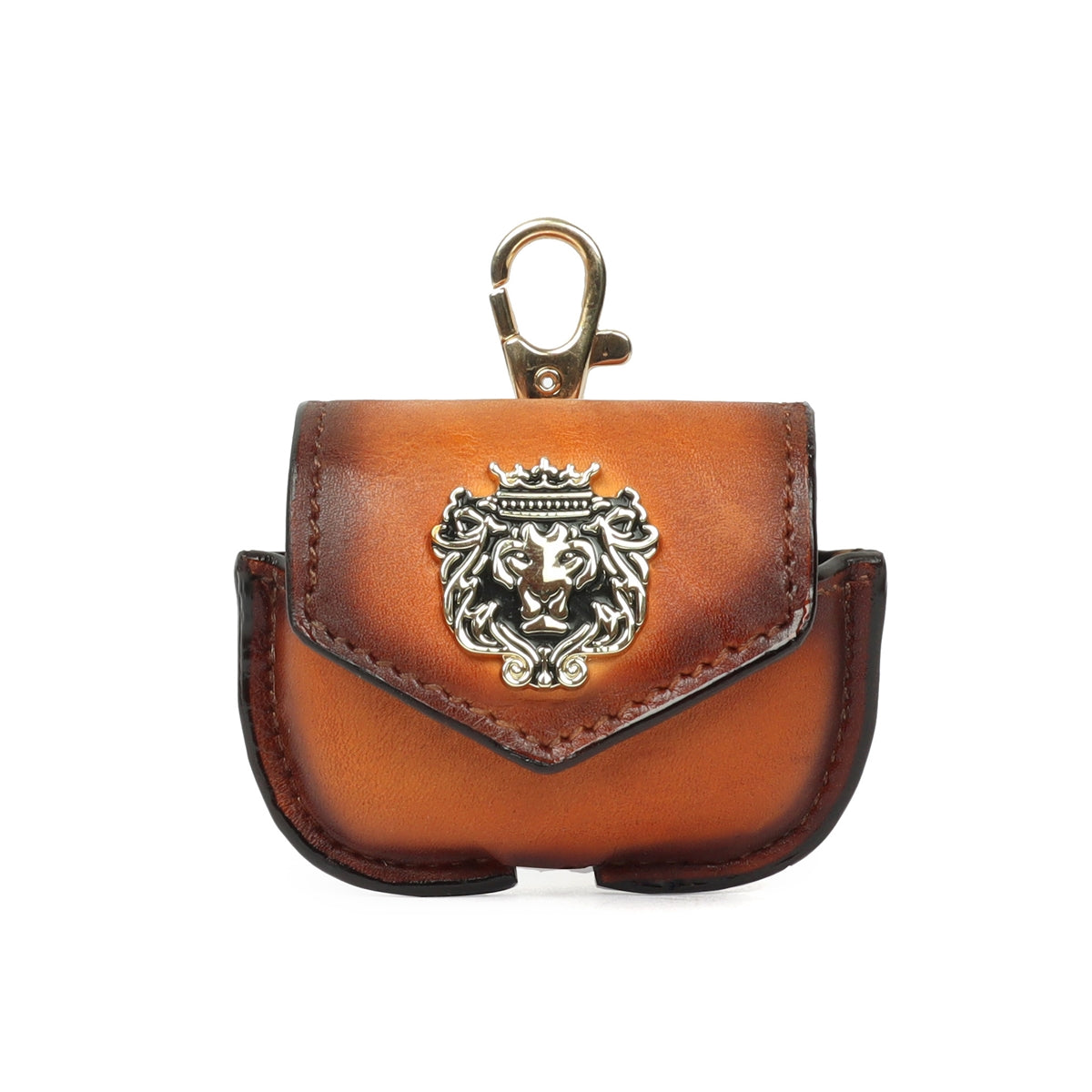 Stylish Air-Pods (Gen1)Tan Leather Carrying Case by Brune Bareskin