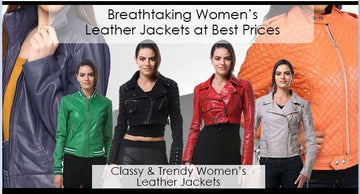 Breathtaking Women’s Leather Jackets at Best Prices