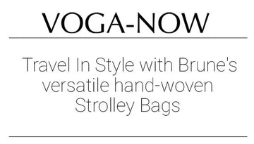 Brunes versatile hand-woven strolley bags
