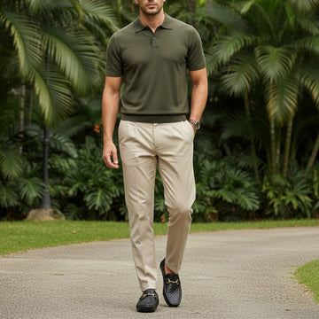 Black Weaved Driver Moccasin with Horsebit Detailing