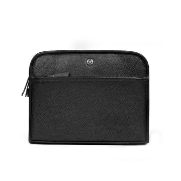 Black Hand Made Pebbled Leather Kit