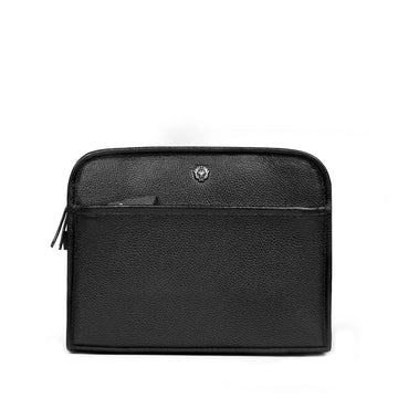 Black Hand Made Pebbled Leather Kit