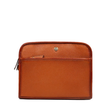 Tan Hand Made Pebbled Leather Kit