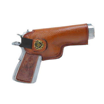 .45 Weapon Handgun Ammo cover Tan Textured Leather (MTO)