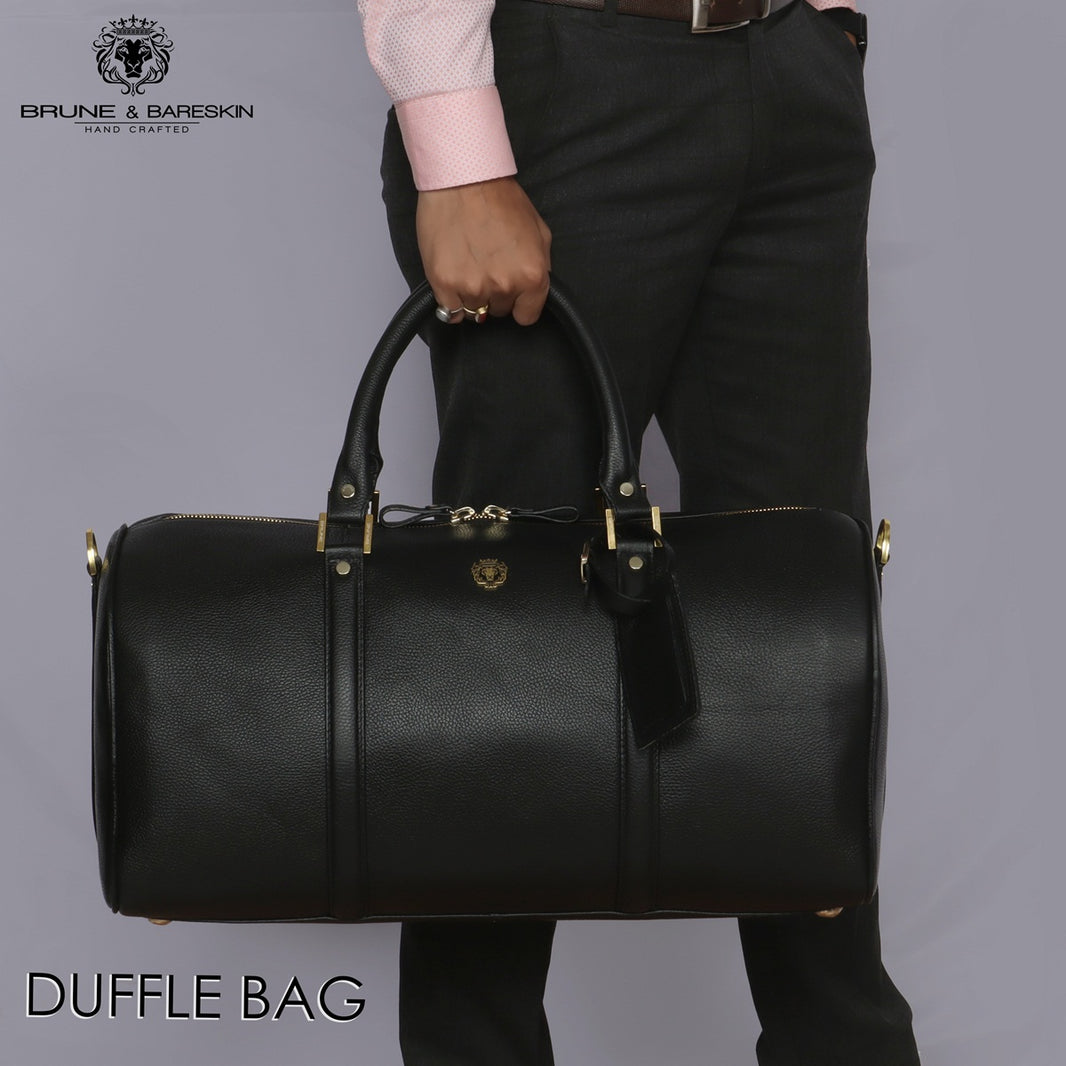 Leather Duffle Bag for Men - Buy Brune Duffle Bags & GYM Bags Online