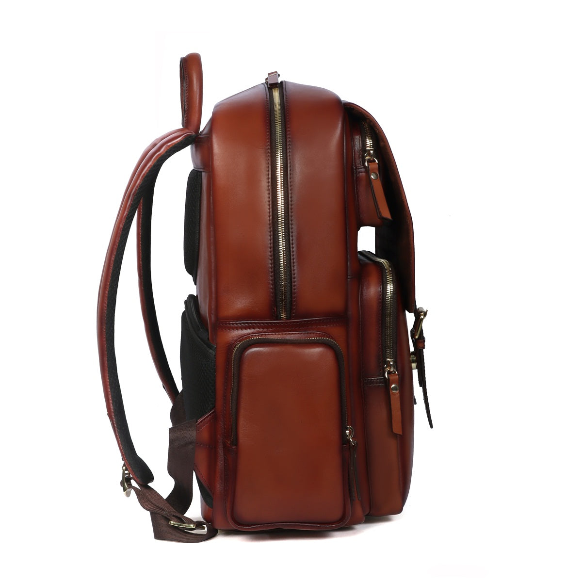 Shinola The Runwell Navigator Leather Backpack In Tan 20217434-T