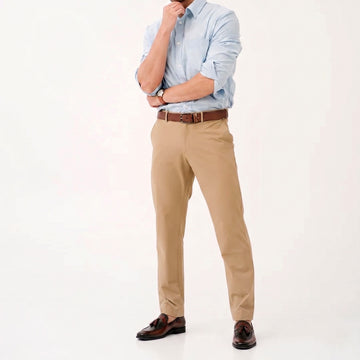 Dual Tone Tassel Shoes in Tan-Green Leather