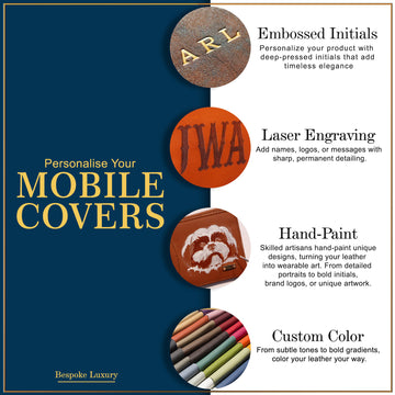 Smokey Finish Mobile Cover For Samsung Galaxy Fold Series in Orange Leather