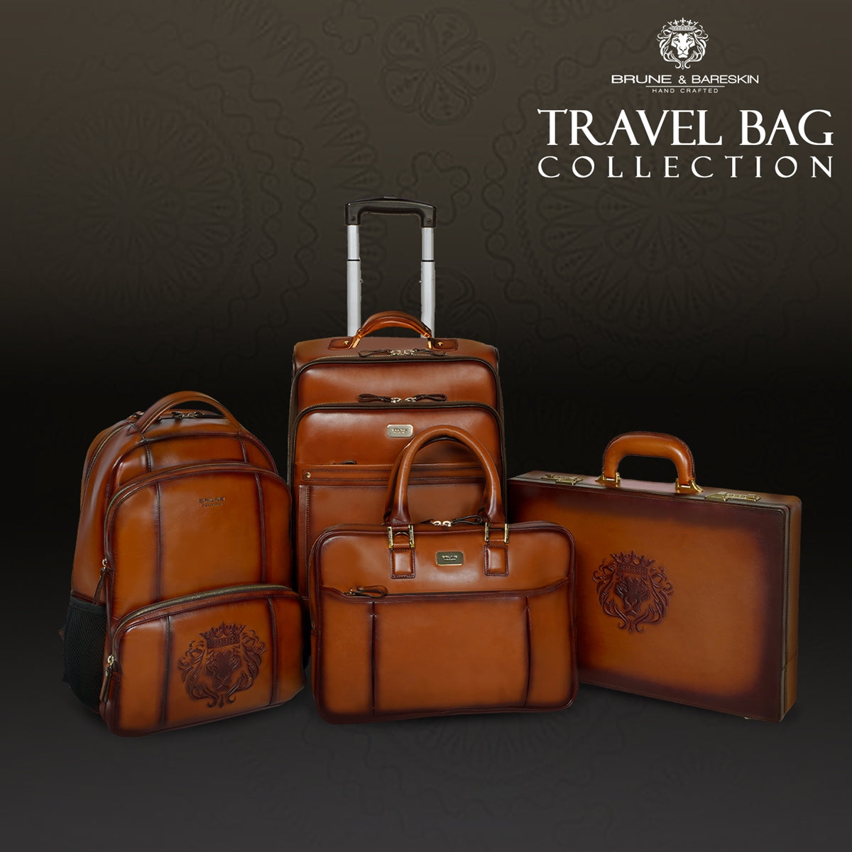 Tan Travel Bag Combo