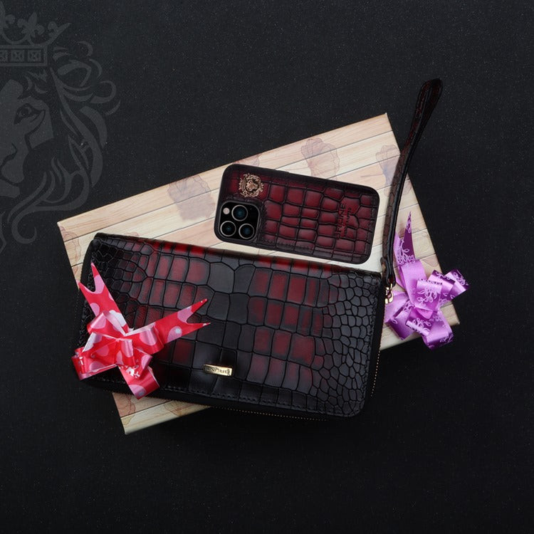 Stylish Gifting Combo for Ladies Clutch Purse & Mobile Cover 13 Pro Max / FS