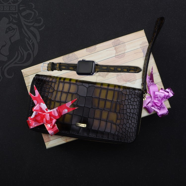 A Special Royal Combo Offer for Ladies Clutch Purse & Wrist Watch Strap