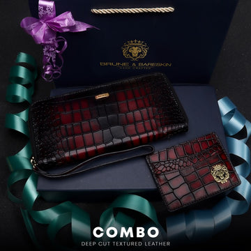 The Ultimate Wine Combo for Ladies Clutch Purse & Card Holder