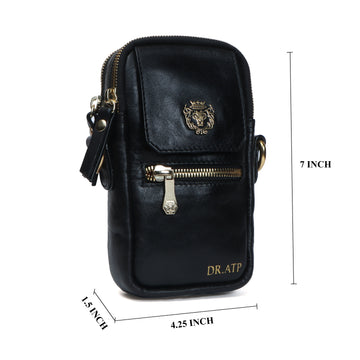 Customized black Cross-body Bag