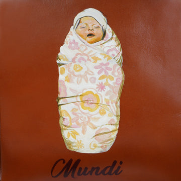 Custom Made Hand-Paint Bag with New Born Baby Portrait