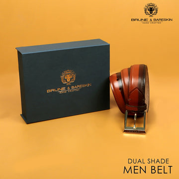 Dual-Shade Men's Leather Belt