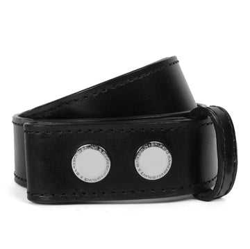 Detachable Belt Strap in Genuine Black Leather