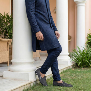 Exotic Grey Jalsa Jutti in StingRay