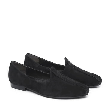 Mod Look Jalsa Jutti in Black Suede Leather