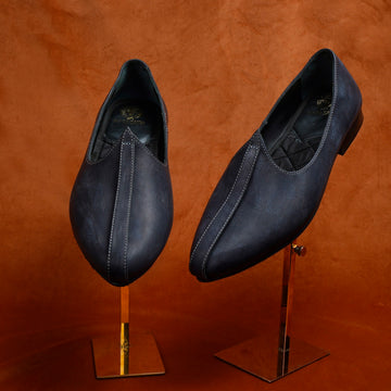 Rustic Grey Jalsa Jutti