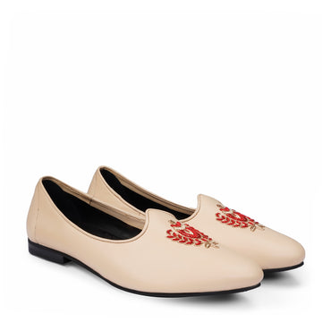 Dove Royal Crest Red Zardosi Jalsa