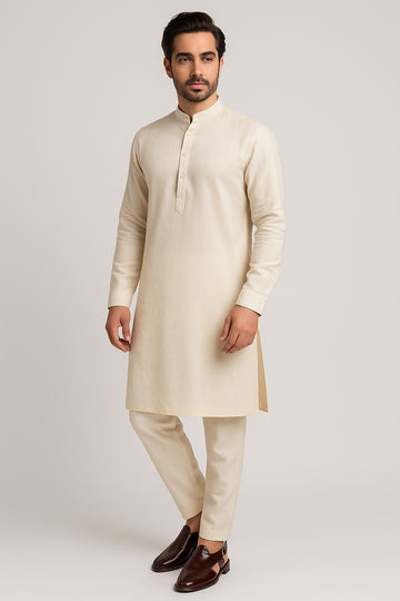 Cross Design  Peshawari Sandals in Dark Brown Leather