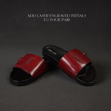 Flip-Flop Wine Customized Engraved with Adjustable Strap