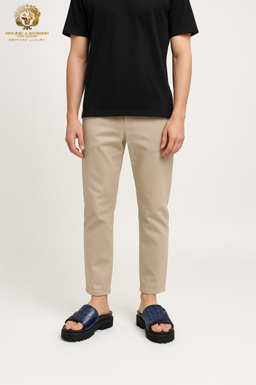 Adjustable Strap Flip-Flop Chunky Sole Slipper in Blue Leather