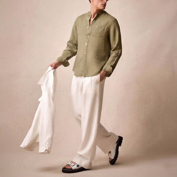 Thick Thread White Chunky Sole Adjustable Buckle Slide-in Slipper