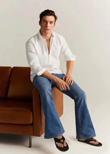 Black Velvet Slippers with 3D Lion Logo