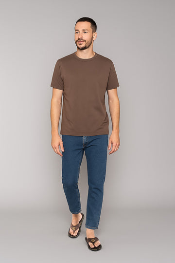 Dark Brown Velvet Slippers with 3D Lion Logo