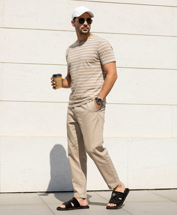 Italian Black Velvet Slipper with Broader Toe Strap