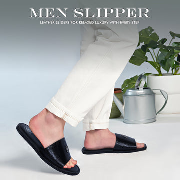 Black Slider Slipper