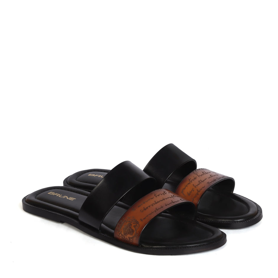 Voganow | Buy Men's Leather Slippers | Branded Slippers for Men