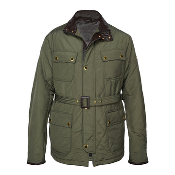 Safari Green Puffer Jacket by Brune & Bareskin
