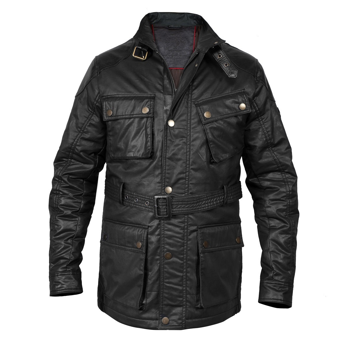 Black Waxy Cotton Coat & Safari Jacket