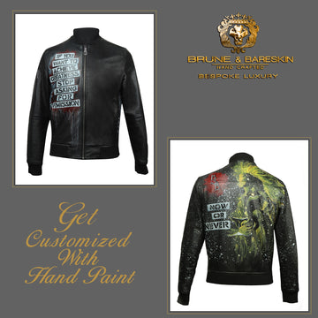 Hand-Paint Service on Leather Jackets