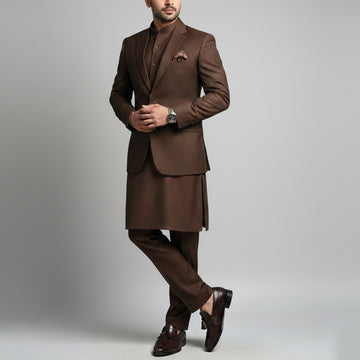 Croco Embossed Dark Brown Tassel With Fringes Leather Formal Slip-On