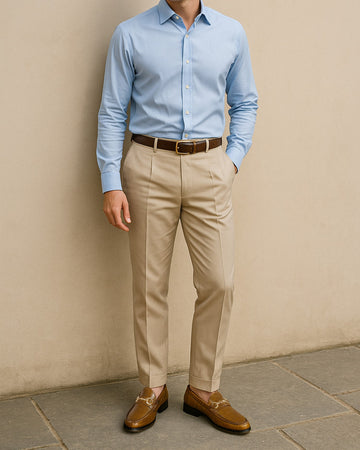 Olive Deep Cut Croco Texture Leather Loafers with Horse-Bit Buckle