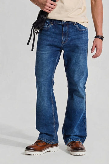 White Sole Chunky Boot in Tan Deep Cut Leather