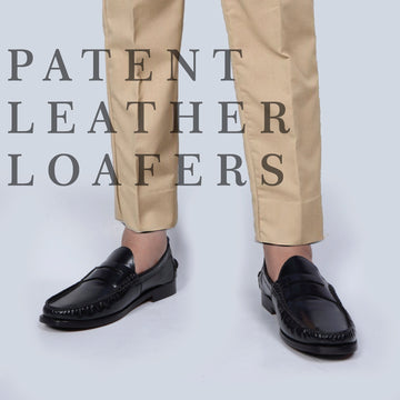 Stitched Loafer in Genuine Black Leather