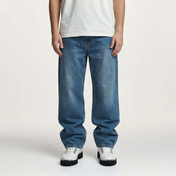 Lace-Up Chunky Boot in White Deep Cut Leather