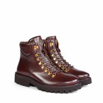 Premium Dark Brown Lightweight Chunky Boots