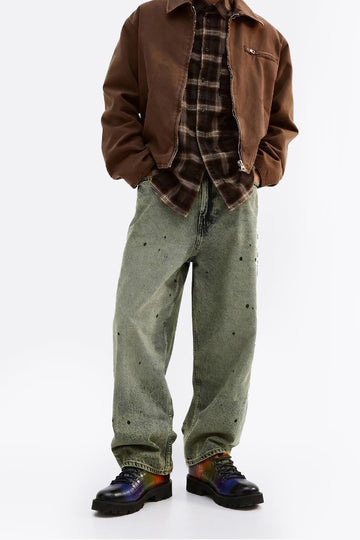 Multi Color Croco Embossed Lightweight Chunky Boots