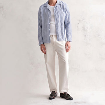 Rusty Look Grey-Green Tassels Leather Slip-On Shoe