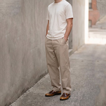 Rusty Look Yellow-Brown Leather Tassel Slip-On Shoes