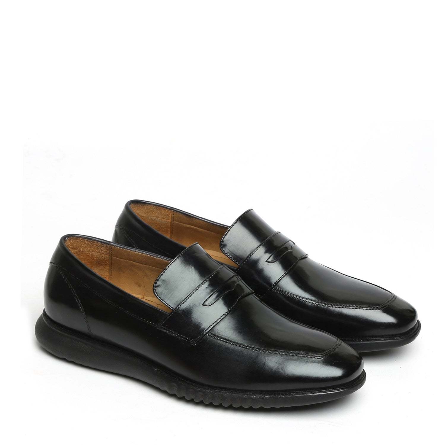Light Weight Black Loafers