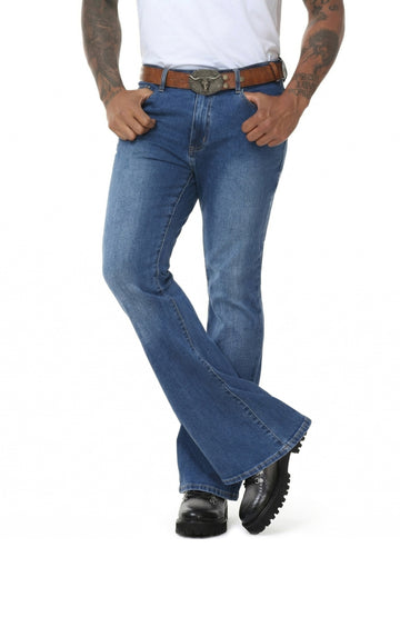 Chunky Boot in Grey Snake Skin Textured Leather