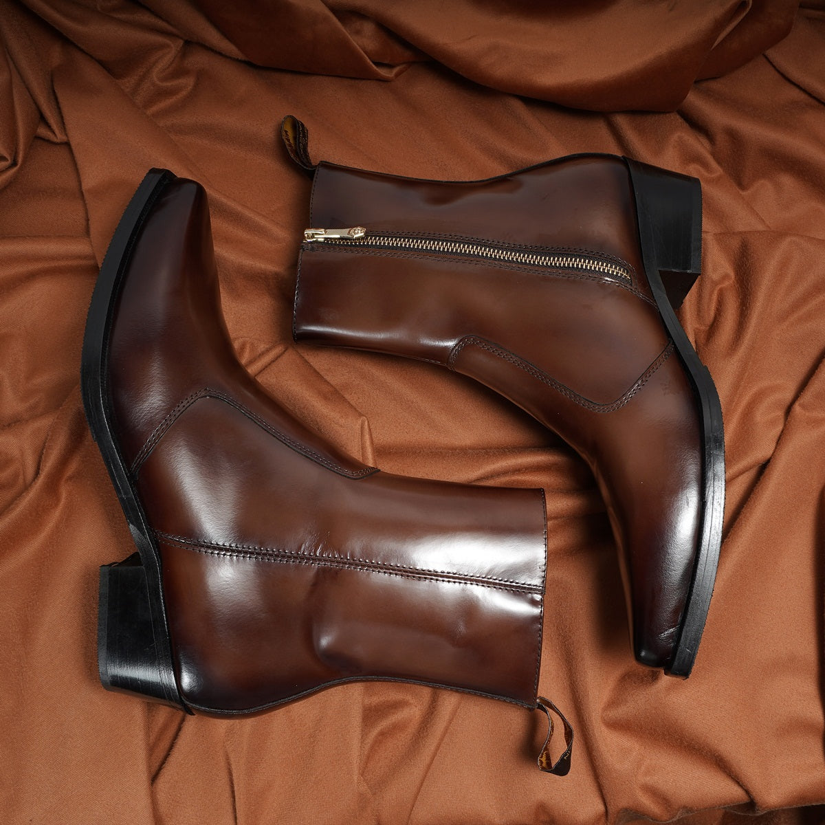 Belmore Knee High Boots in Brown Leather – DuoBoots